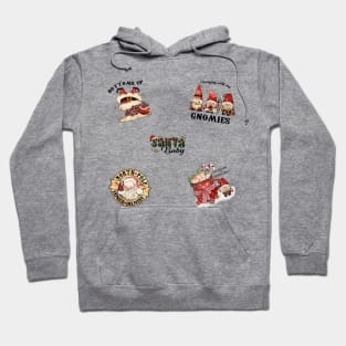 vintage Santa Claus Stickers Pack Hoodie